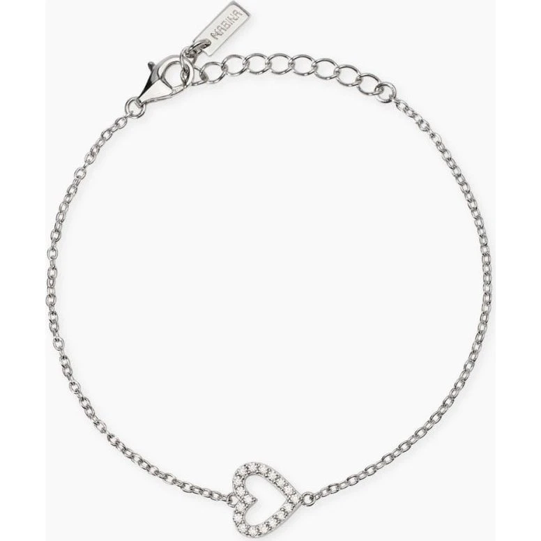 Mabina Bracciale Cuore Diamanti Lab-Grown 925