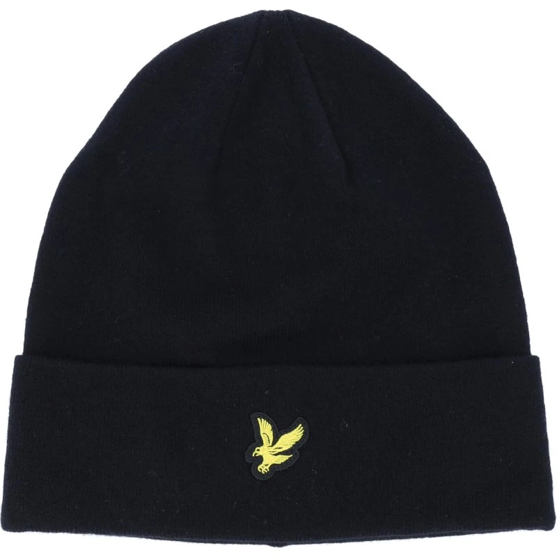 Lyle & Scott Berretto Logo Nero Uomo HE2313A