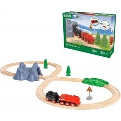Brio 36017 Set Treno a Vapore con Batteria