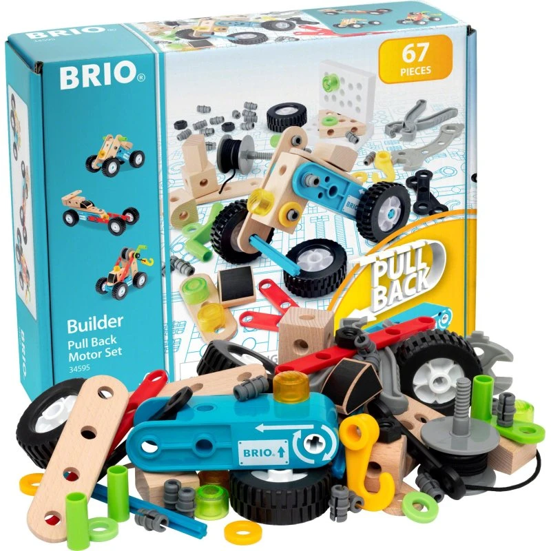 BRIO Set di Costruzioni con Motore Pull Back 34595