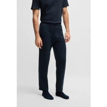 BOSS Pantalone Waffle Blu Navy da Uomo - XXL