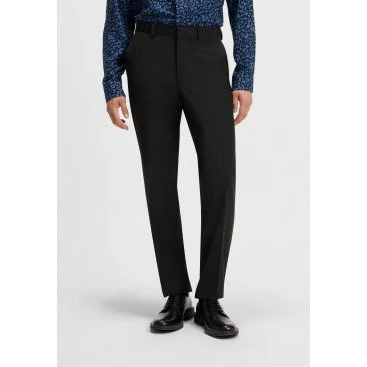 HUGO Pantaloni in Lana Neri Tom253X