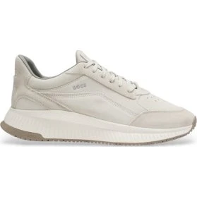BOSS TTNM Suede Scarpe da Ginnastica Beige Chiaro - 44